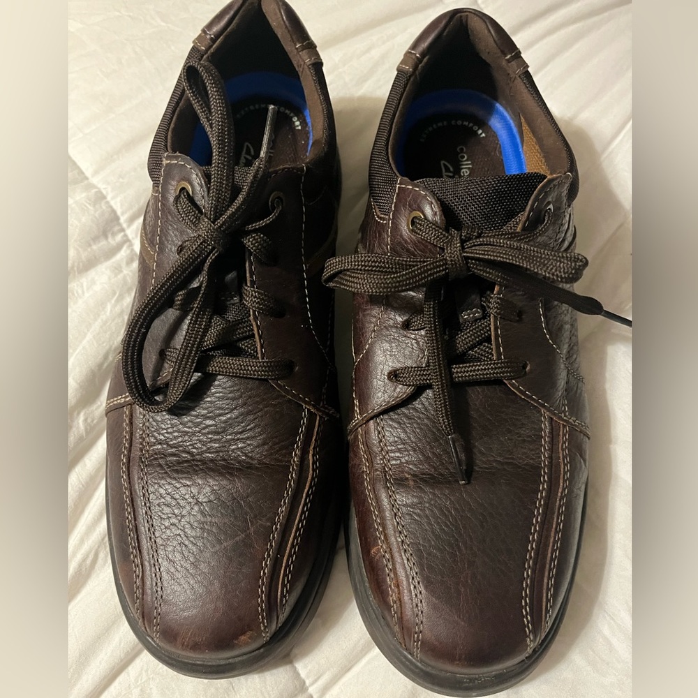 Clarks Men's Leather Casual Shoes 11.5 Comfort